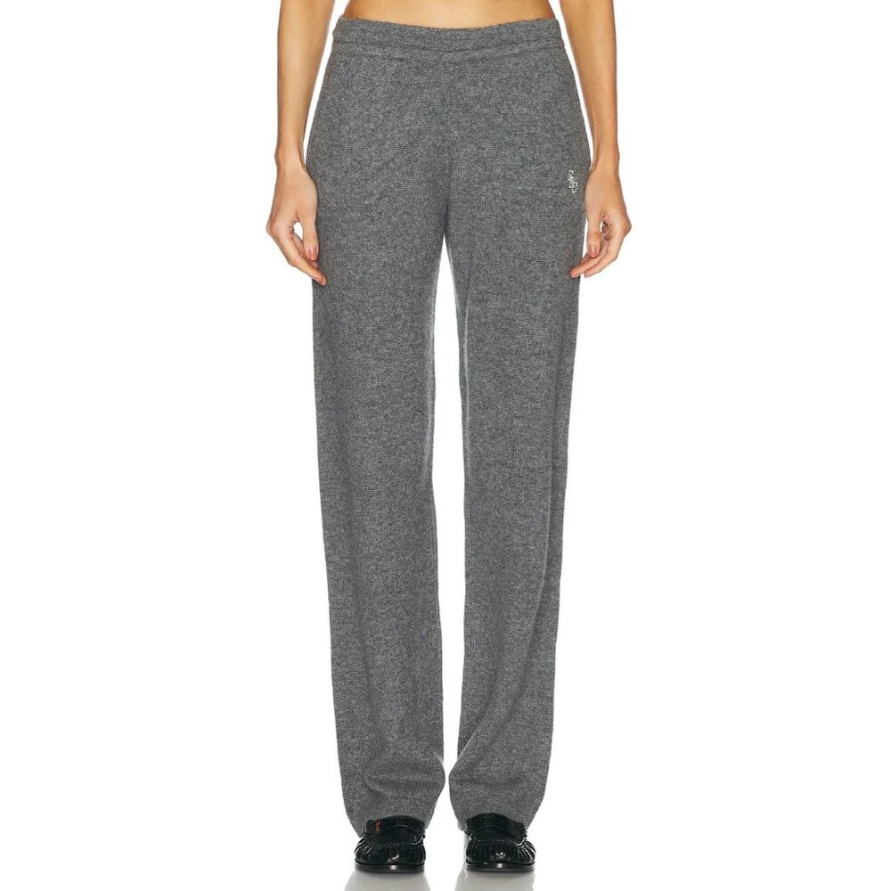 Sporty & Rich Cashmere Sweatpants Heather Gray